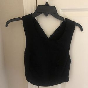 black crop top